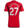 Camiseta de fútbol Manchester United Alex Telles 27 Primera Equipación 23-24 - Hombre